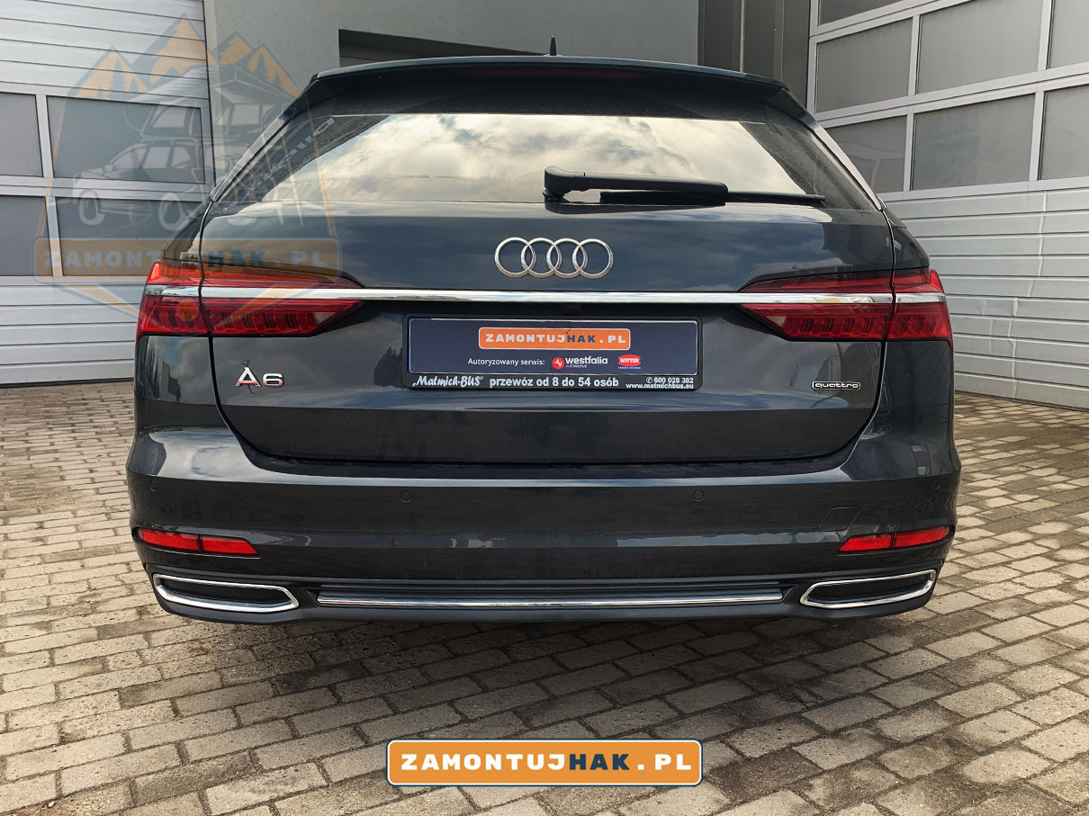 montaż haka elektrycznego audi A6